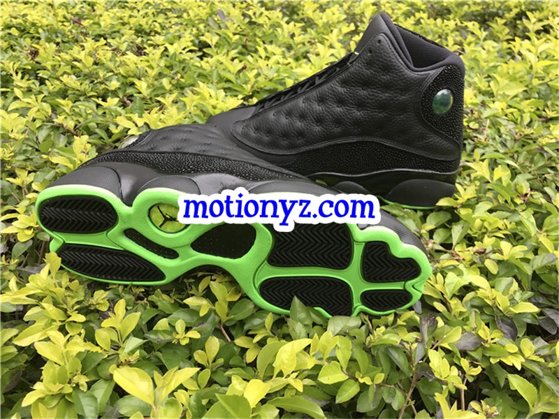 Authentic Air Jordan 13 Retro Black Green